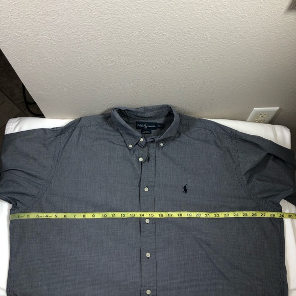 Polo Ralph Lauren Blaire Cotton Black Gingham Long Sleeve Button Up Shirt XL - Picture 8 of 10